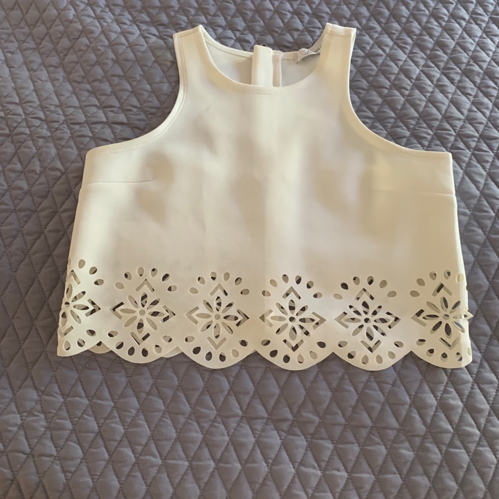 Top and skirt set.